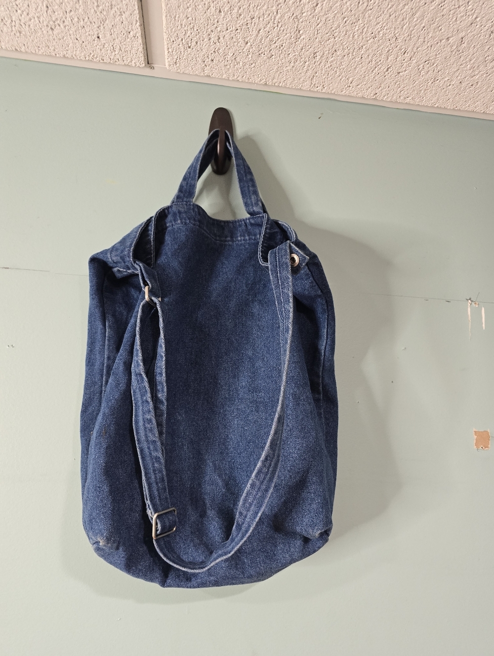 Baggu Denim Duck Tote Bag Minimalist
